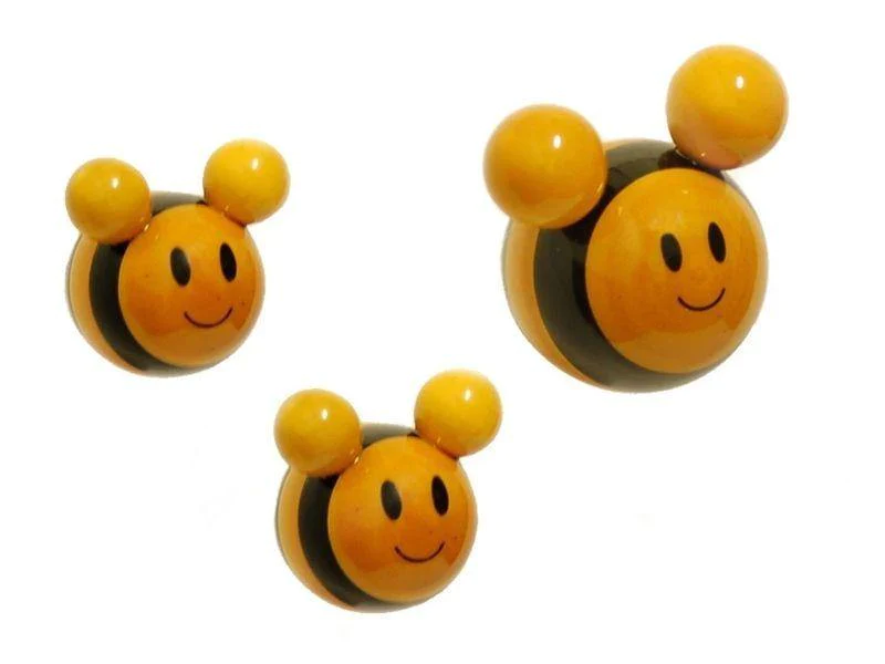 Handcrafted Buzzing Bees Fridge magnet | Wooden fridge magnets