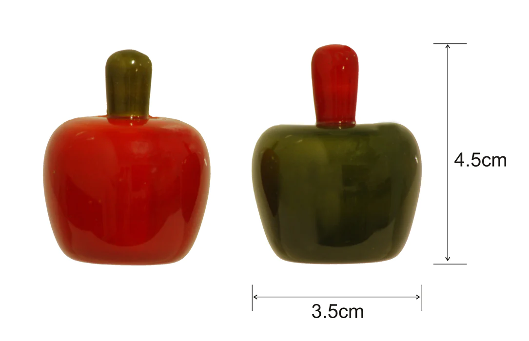 Handcrafted Fridge magnet -Apple set | Wooden fridge magnets - 0