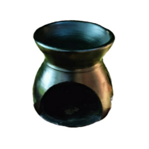 Handmade Eco-friendly Beautiful Black Pottery of Nizamabad TeaLight Diffuser