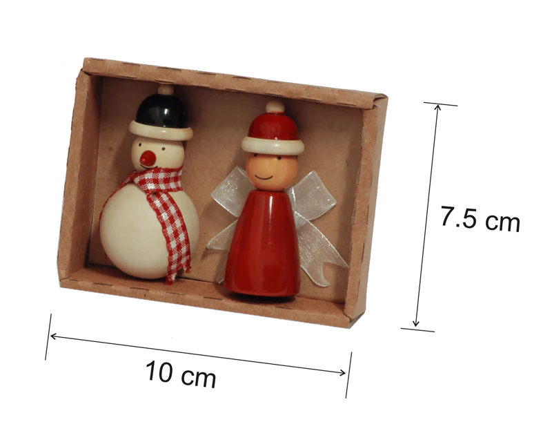 Handmade Snowman & fairy Fridge magnets | Snowman fridge magnets - 0