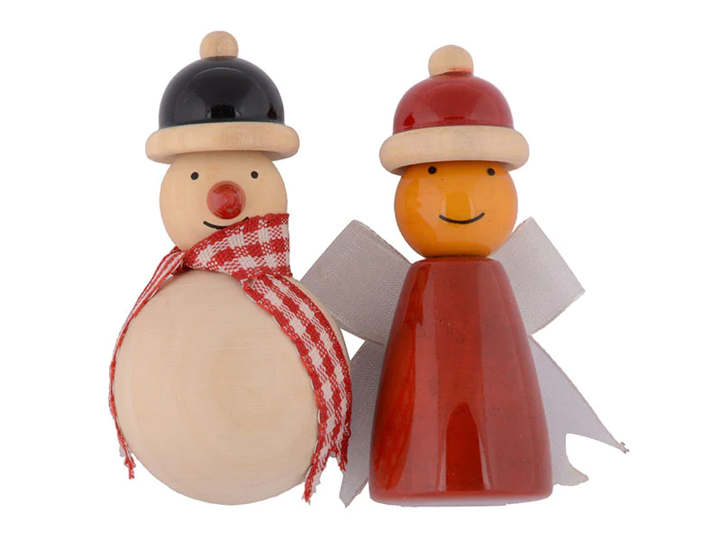 Handmade Snowman & fairy Fridge magnets | Snowman fridge magnets
