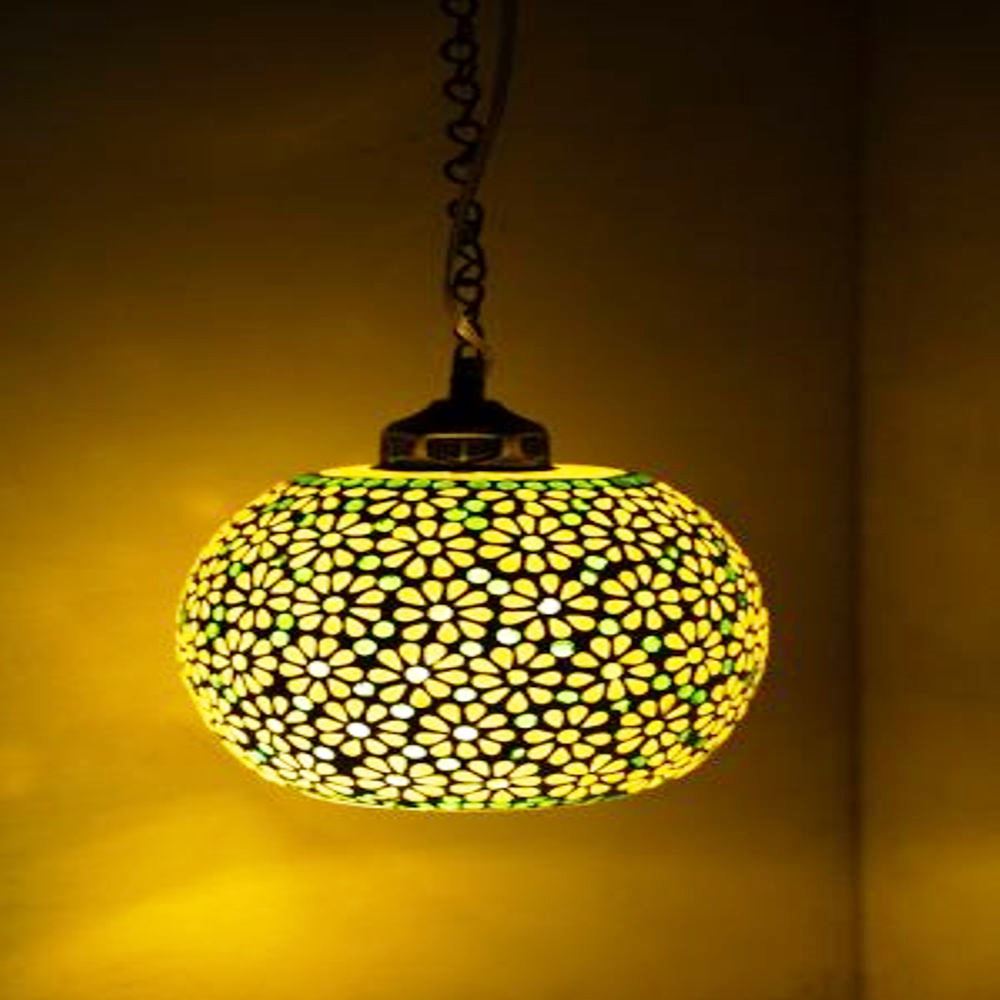 Hanging Lamp Floral - 0