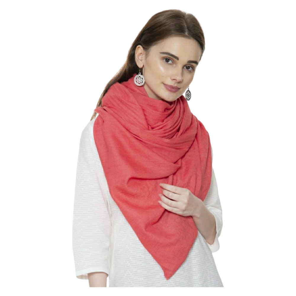 Himalayan Angora plain shawl - 0