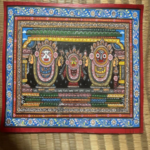 Jagannath,Balaram & Subadhra Patchithra (19x13inch)