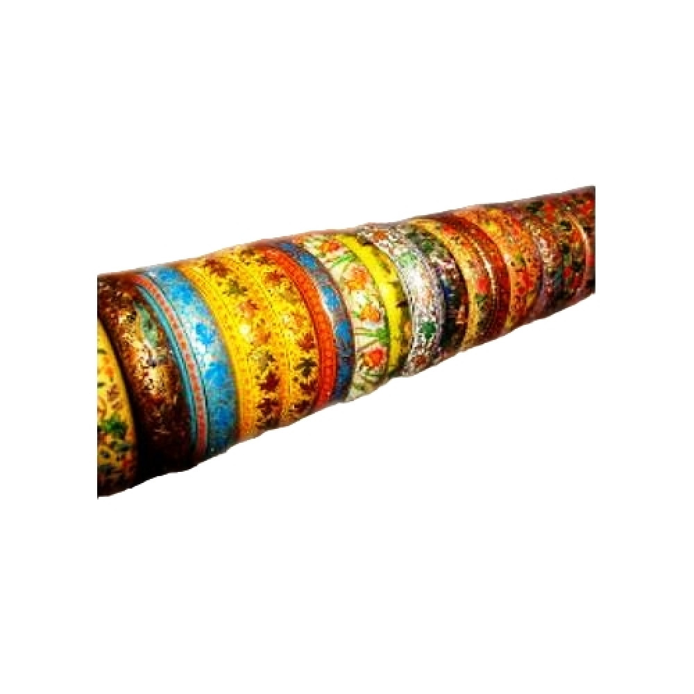 Kashmir Paper Mache Set of Two Bangles For Girls