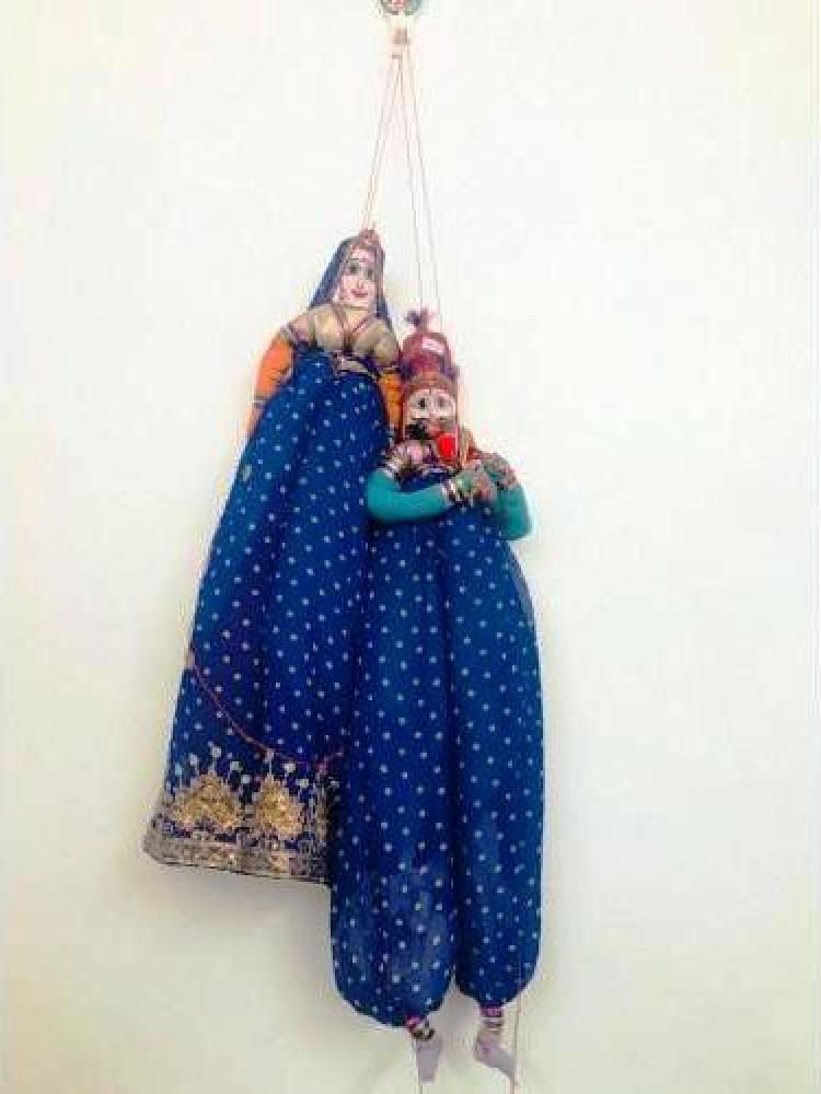 Royal Blue Colour Puppet For Home Decor Kathputlis Of Rajasthan
