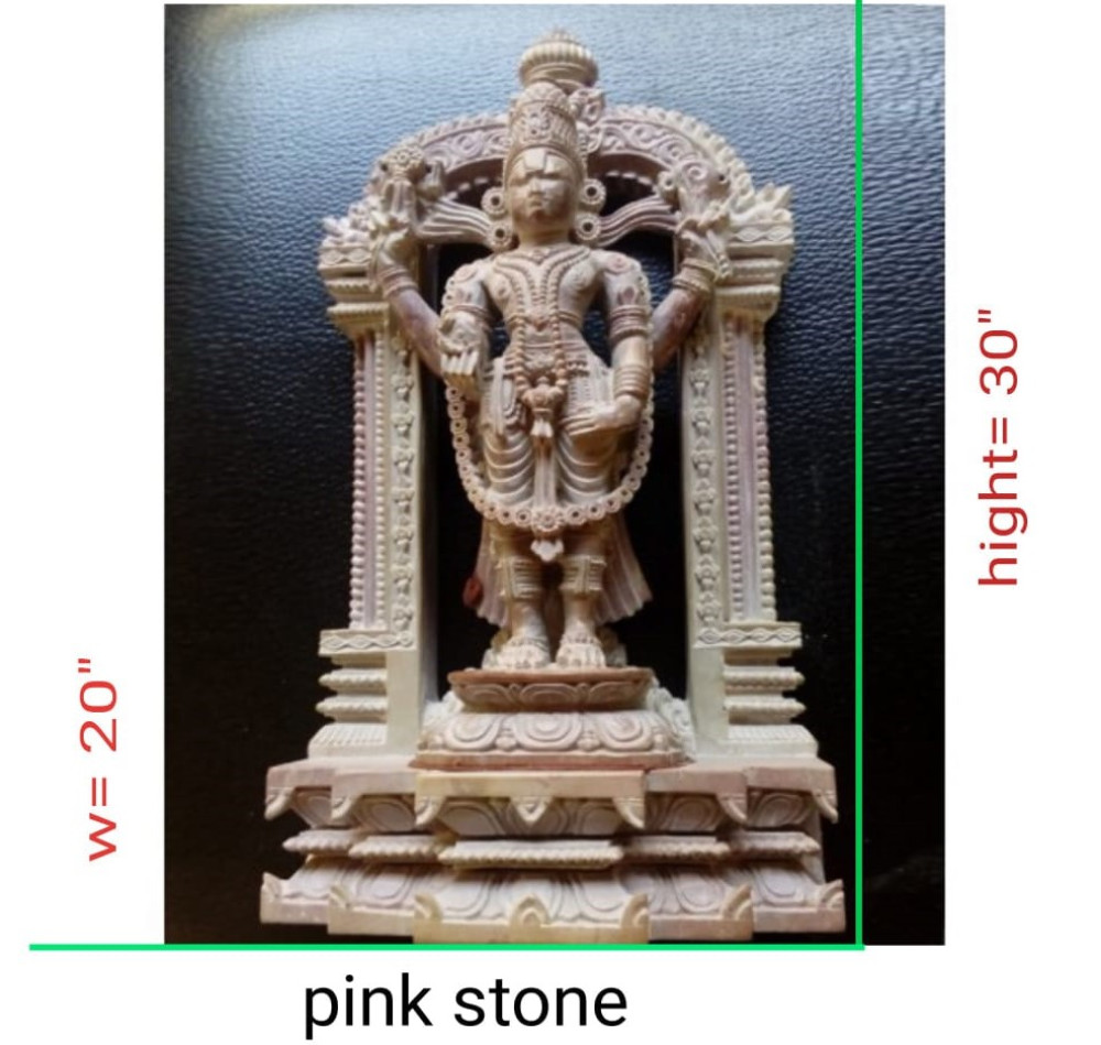 Ancient Artwork Of Konark Stone Carving Of Lord Vishnu - 0