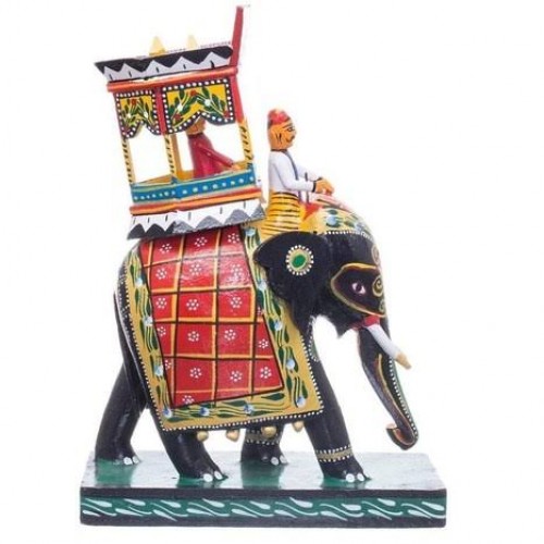 Handicraft Kondapalli Bommallu Elegant Wooden Toy Big Elephant