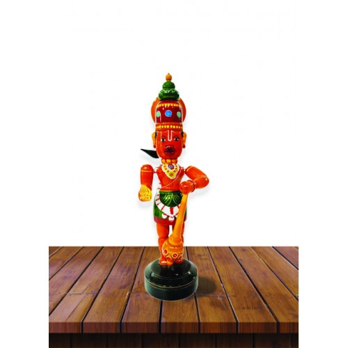 Handicraft Hanuman Wooden Statue Kondapalli Bommallu Toy