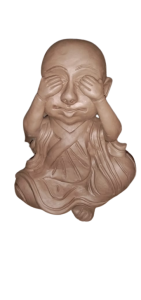 Laughing Buddha Blind Pokaran Pottery