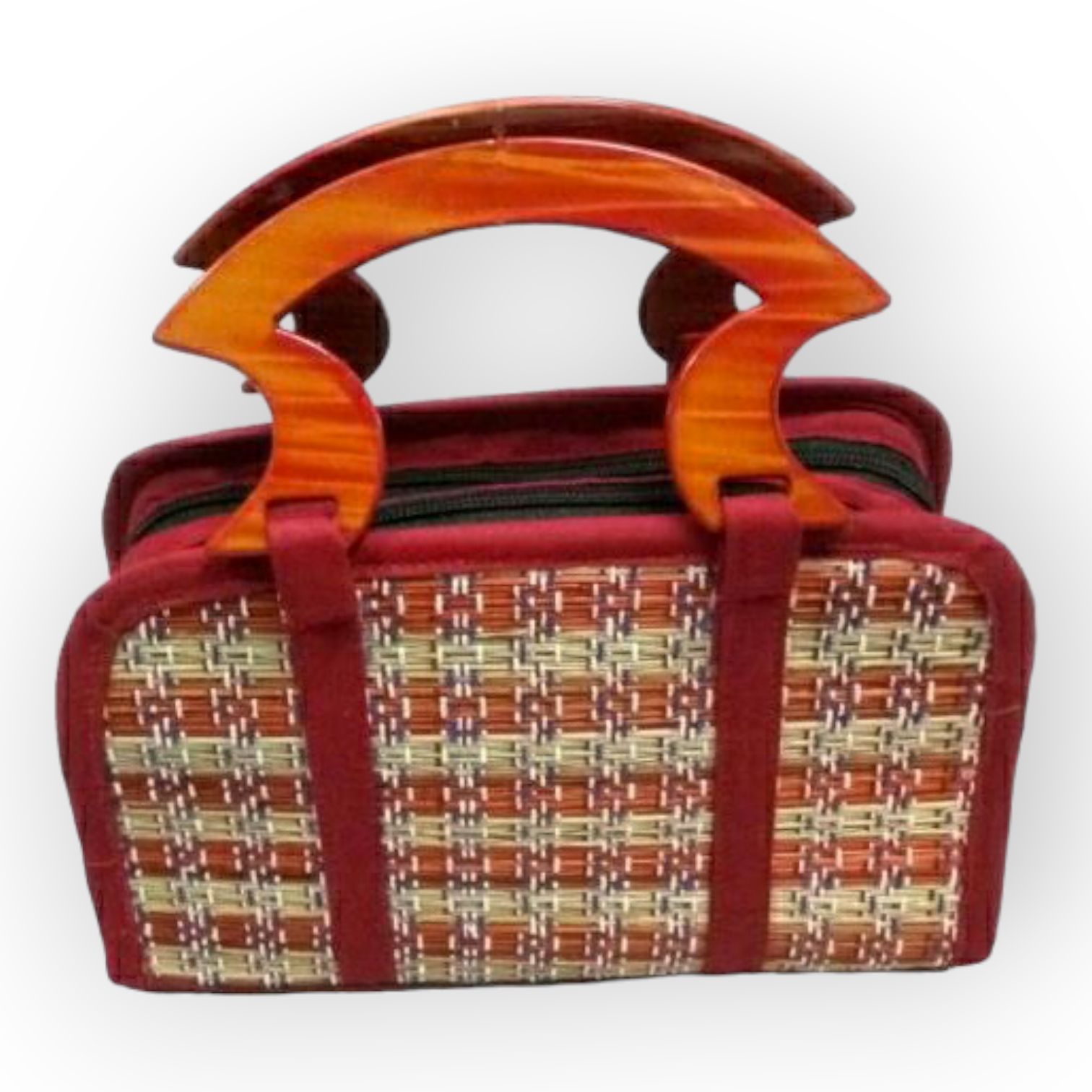 Madur Kathi Cosmetic Bag in Maroon Colour