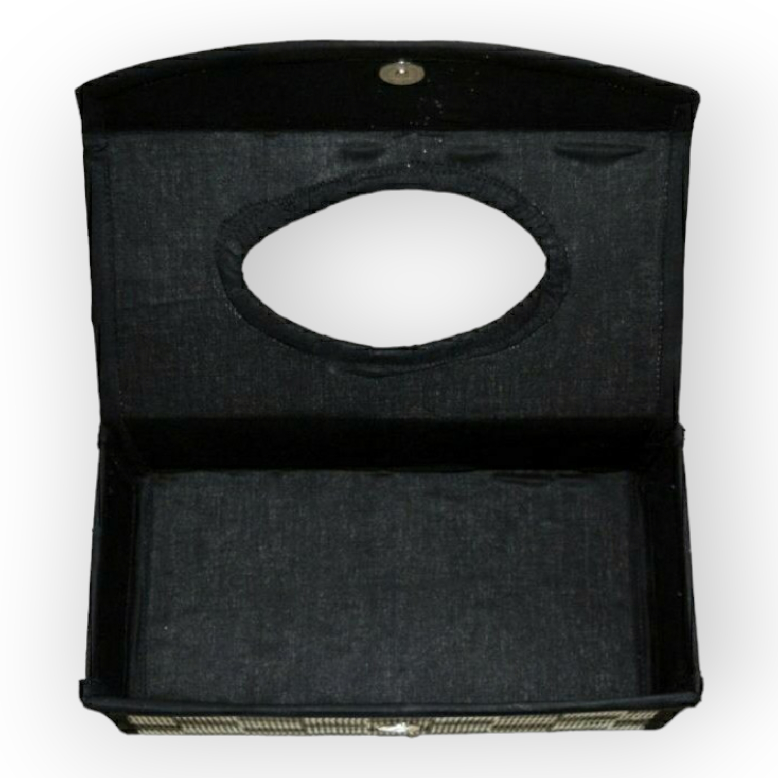 Madur Kathi Tissue Holder in Black Colour - 0