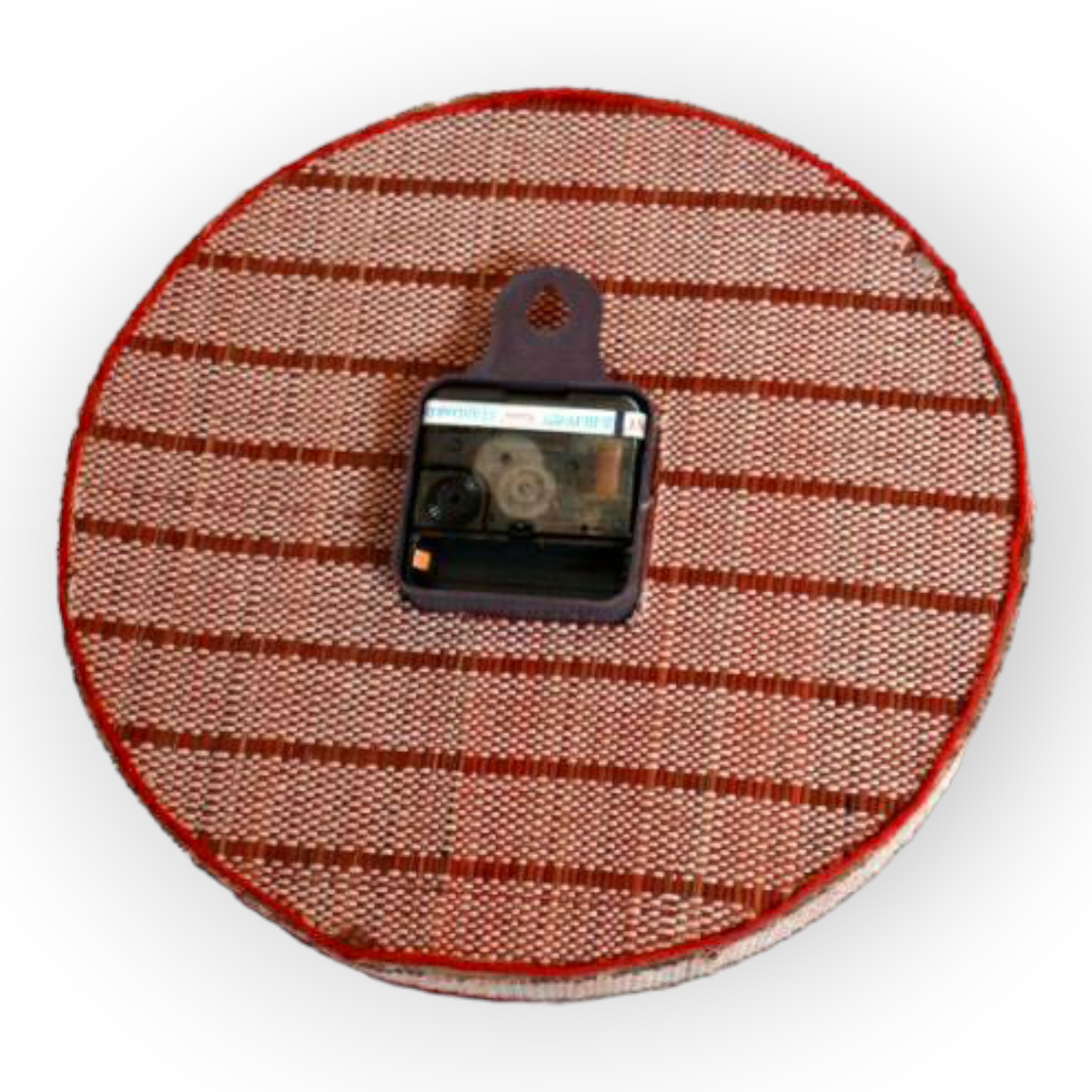 Madur Kathi Wall Clock in Maroon Colour - 0