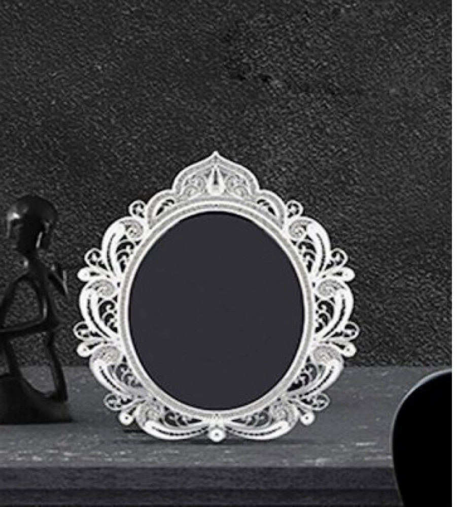 Mirror Frame Round - Silver Filigree of Karimnagar