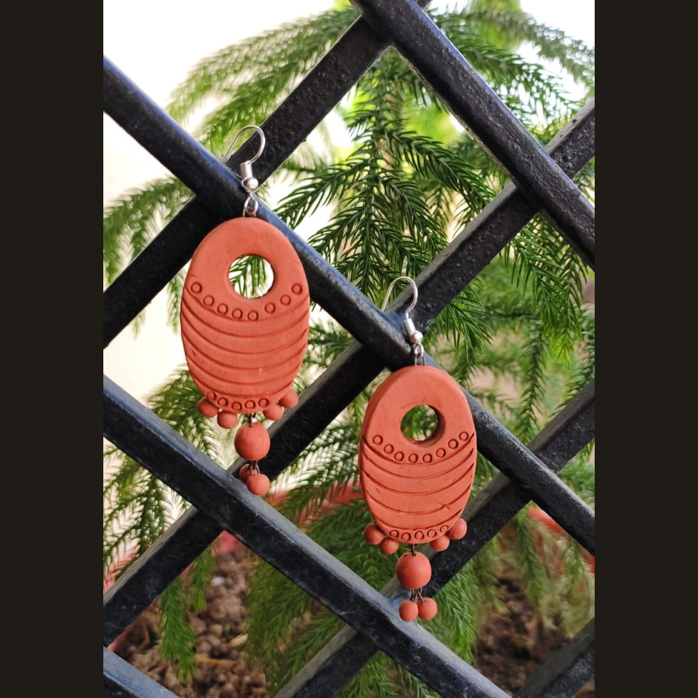 Molela Terracotta Clay Beautiful Earings