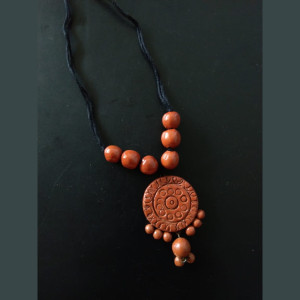 Molela Terracotta Clay Beautiful Necklace