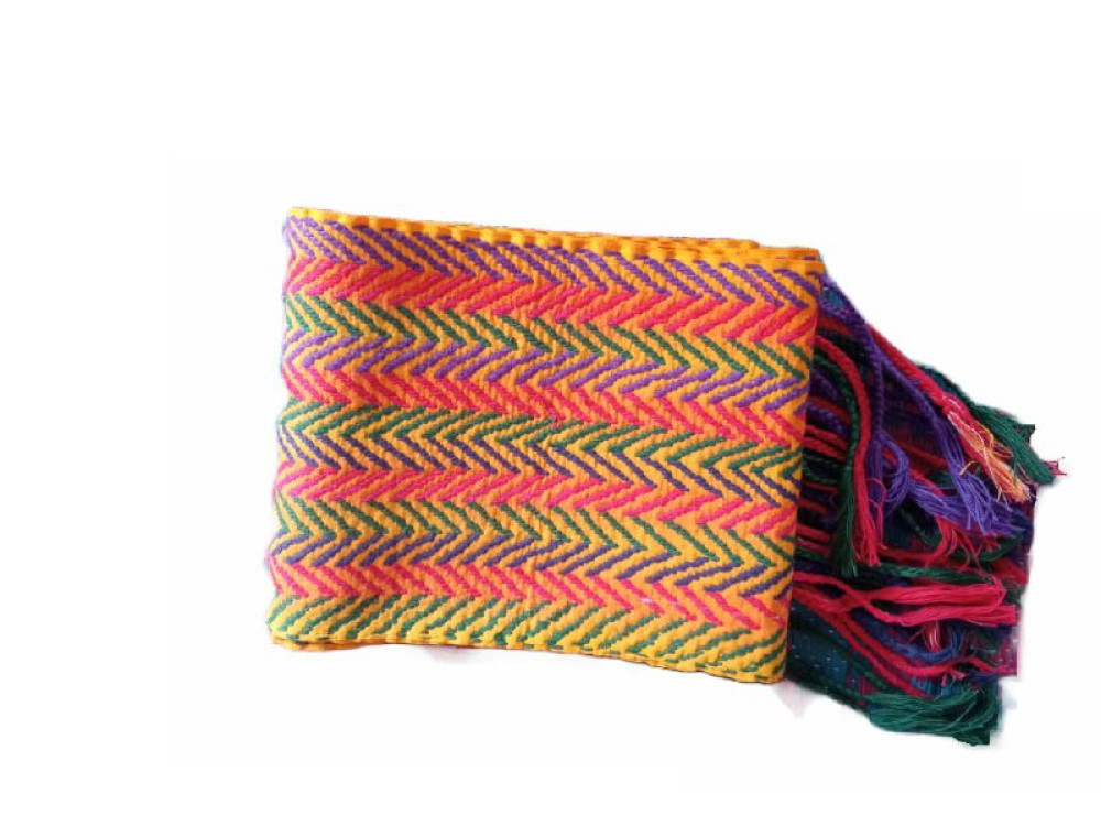 Multicolor Stole Kheta Embroidery - 2