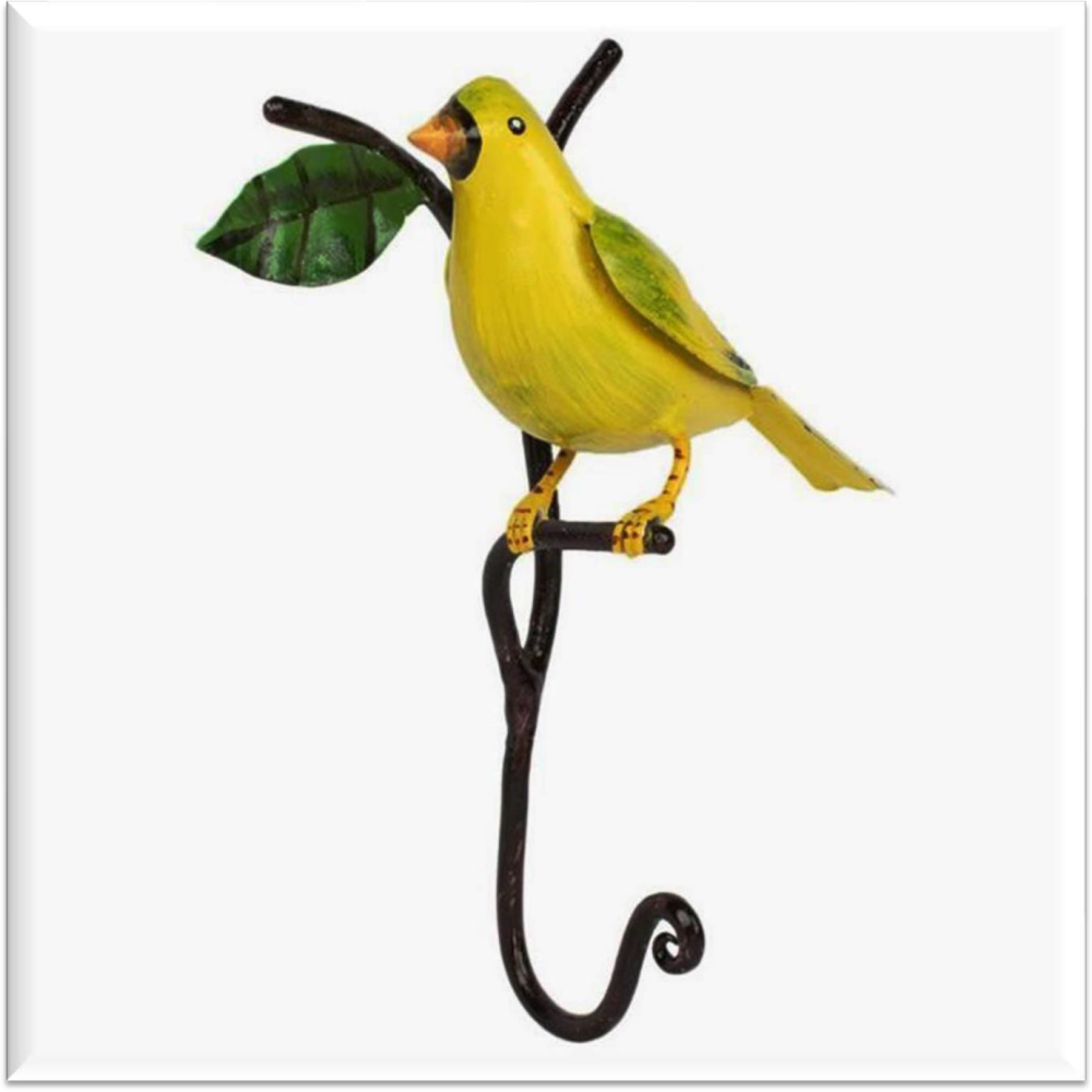 Multicolour Yellow Cannary Bird Hook Art