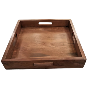 Natural Brown Wooden Tray