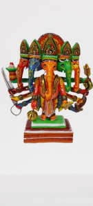 Panchamukhi Wooden Ganeshji