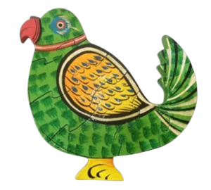 Parrot Wooden magnet Piece