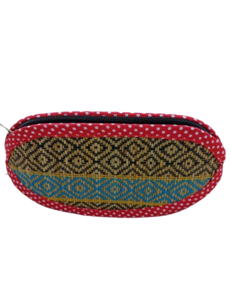 Pen And Pencil Pouch Bag - Light Red Dots