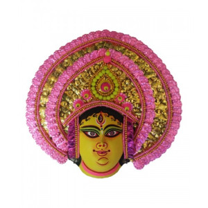 Handcrafted Purulia Chhau Decorative Goddess Mask