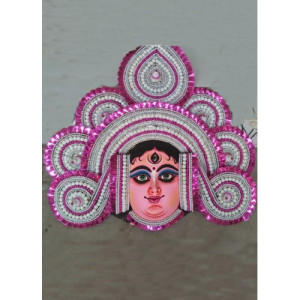 Handmade Purulia Chau Goddess Face Mask
