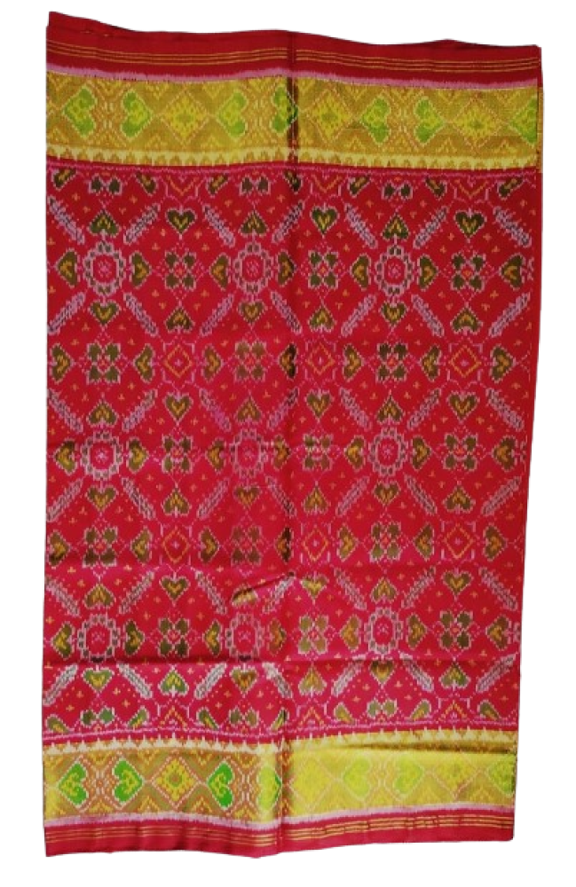 Amazon Green Printed Paithani Saree With Embroidered Blouse – MySilkLove