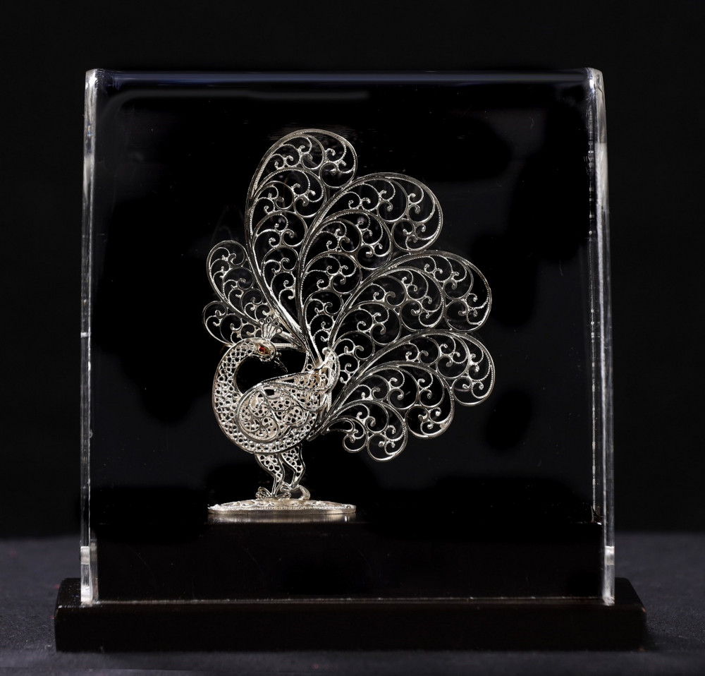 Silver Filigree of Karimnagar Beautiful Peacock