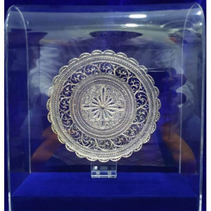 Traditional Handicraft Silver Filigree Design Beautiful Momento For Decoration Purpose