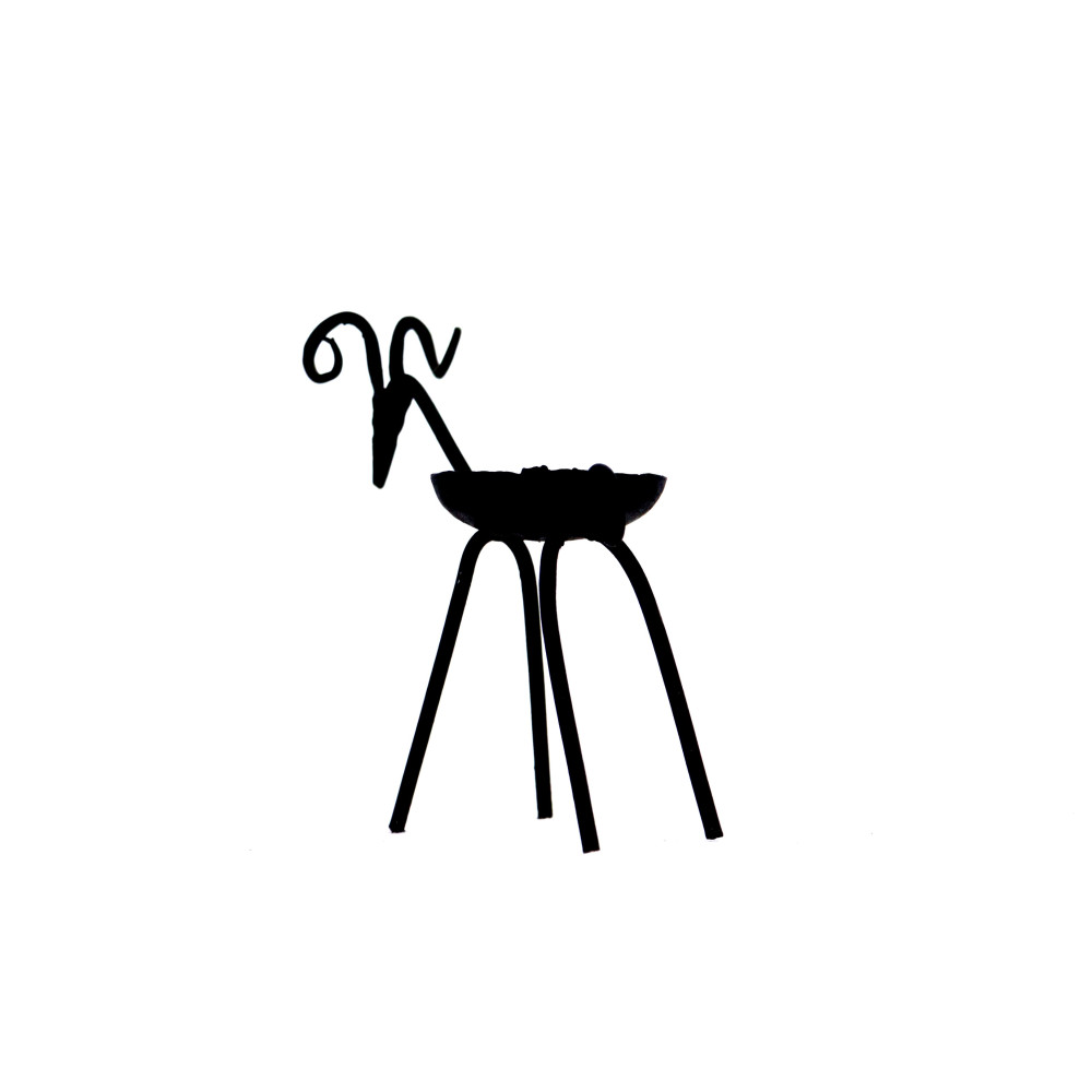 Standing goat candle stand - 0