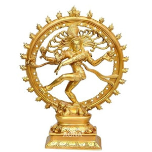 Traditional Handmade Swamimalai Bronze Icon Of God Nataraj