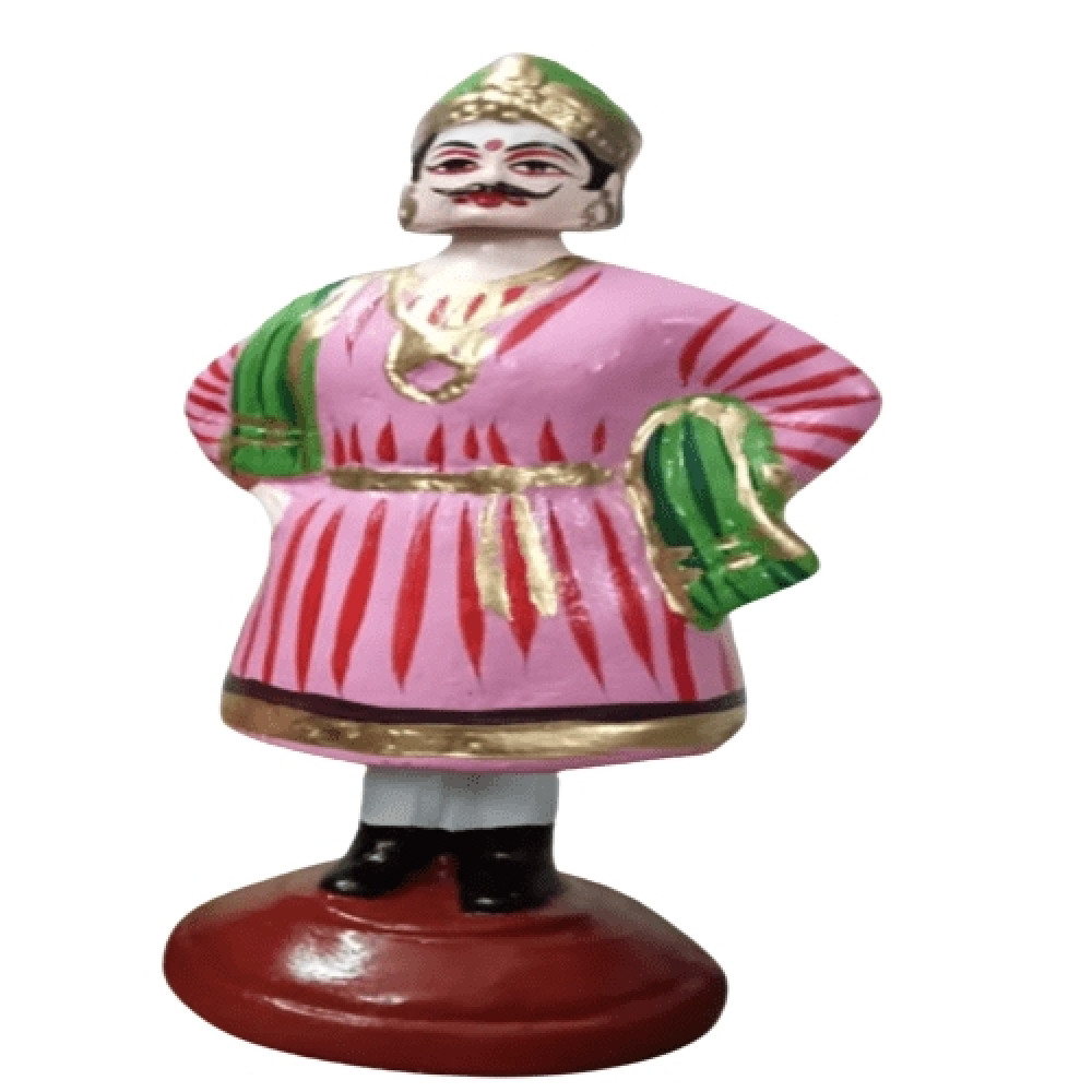 Thanjavur Dancing Raja doll - 13 inches