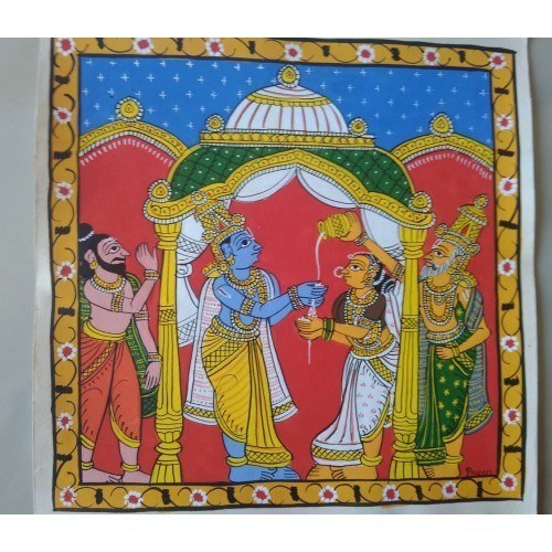 Traditional Handmade Beautiful Cheriyal Painting