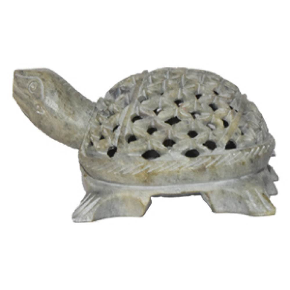 Varanasi Soft Jaali Work Turtle Showpiece