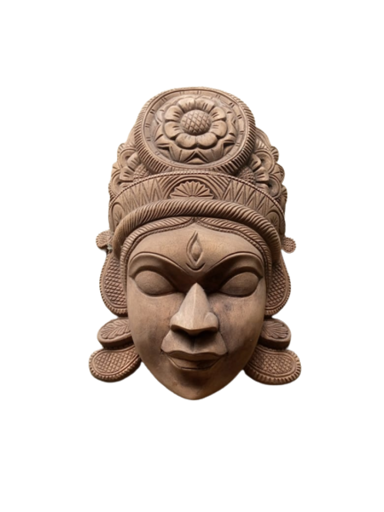 Wooden Kali Gamira Kushmandi Mask