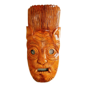 Wooden Mask Wall Hanging