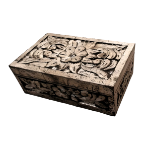 Wooden Silver Jewellery Box