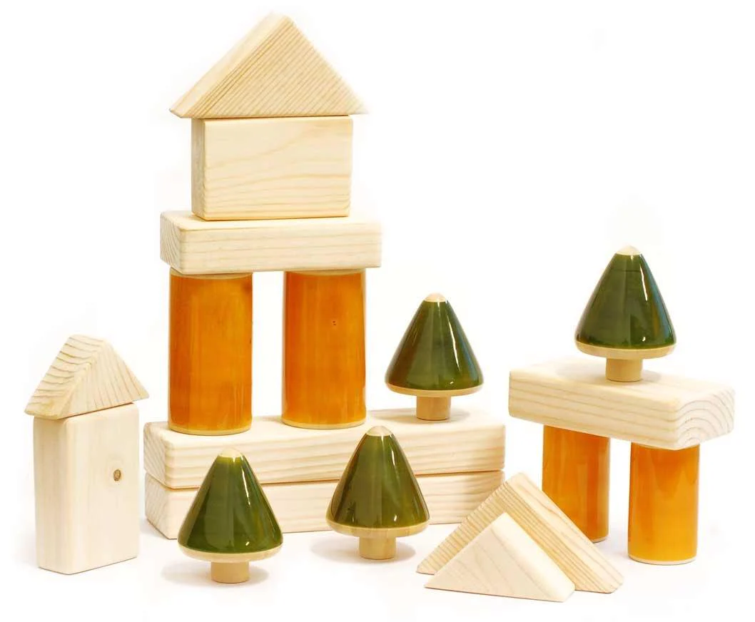 Wooden Stacking building blocks